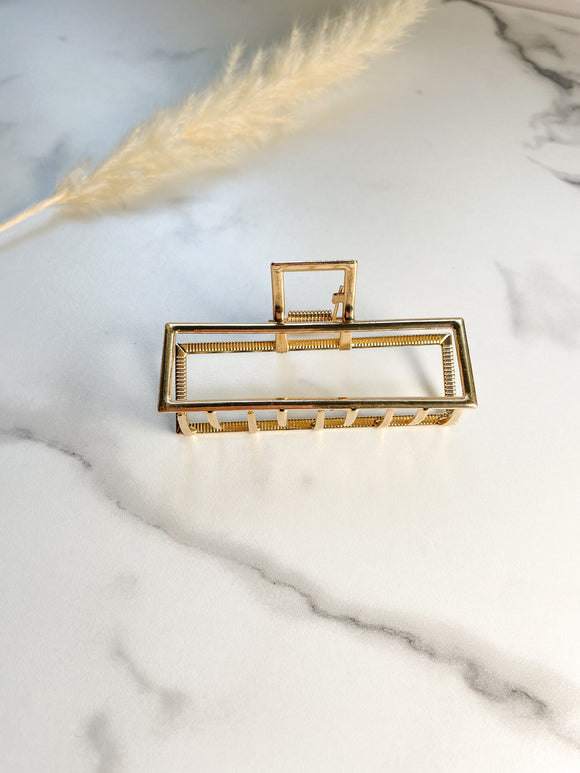 Gold rectangle clip